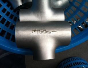 China ASTM A403 Pipe Fittings Forged Alloy Steel / stainless steel equal tee ,304L 316L 310S 904L 2205 supplier